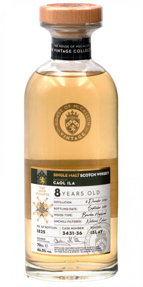 McCallum Caol Ila 8 års, 0,7 l